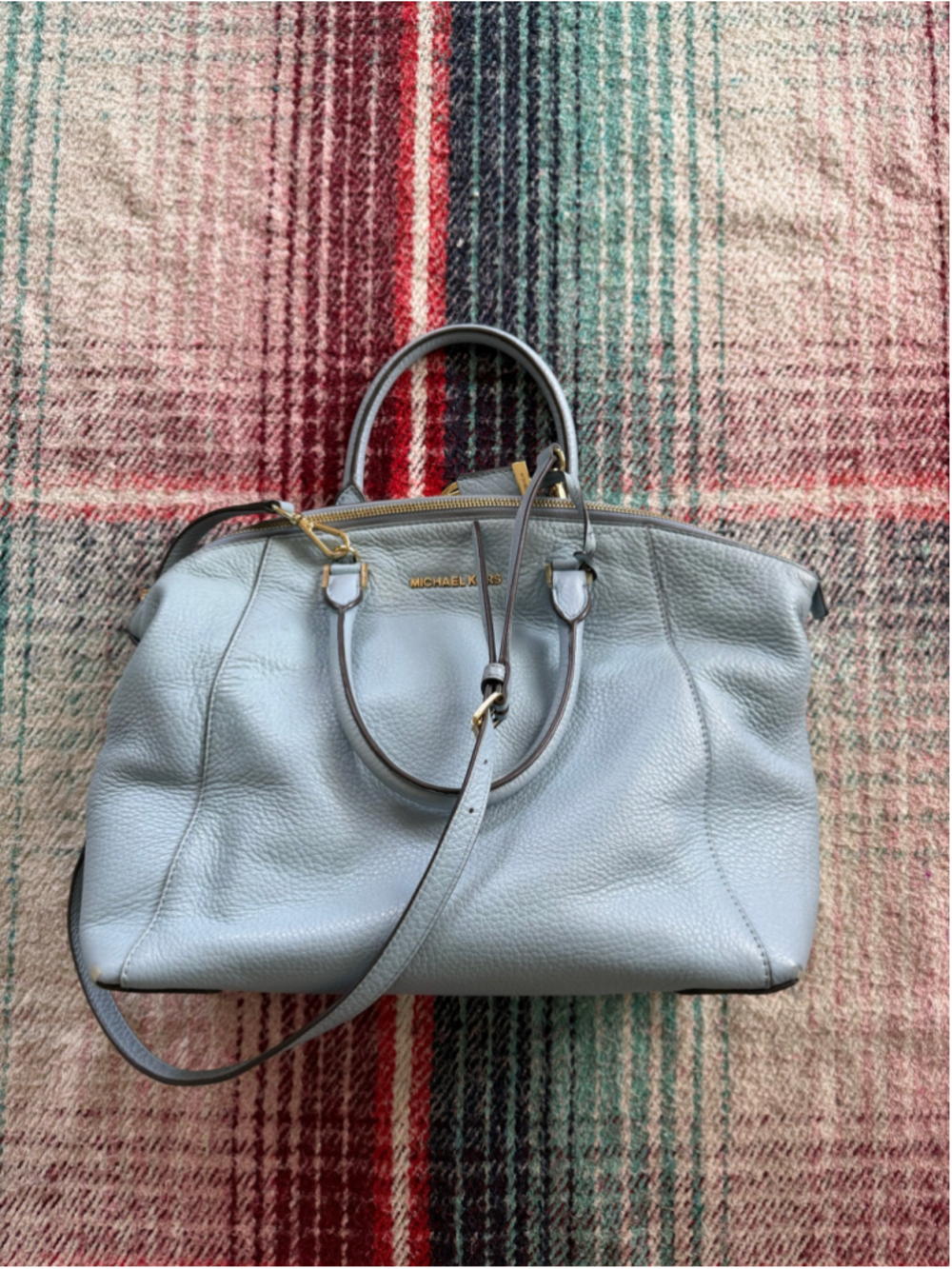 Vintage Michael Kors Baby Blue Purse